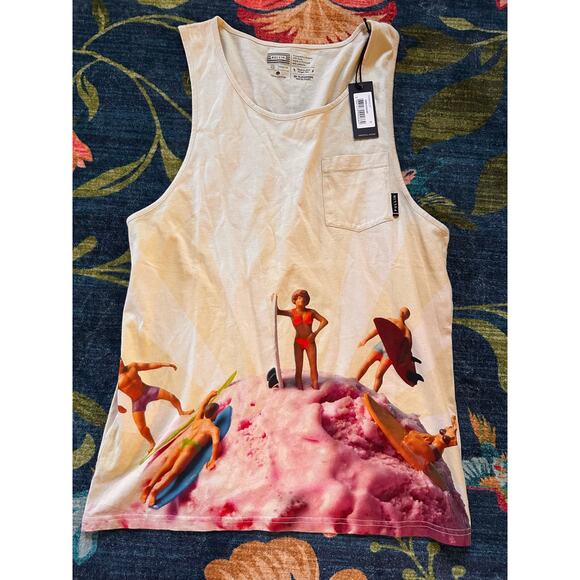 NWT Men's Pullin Graphic Tank Top Size Small - Picture 1 of 4